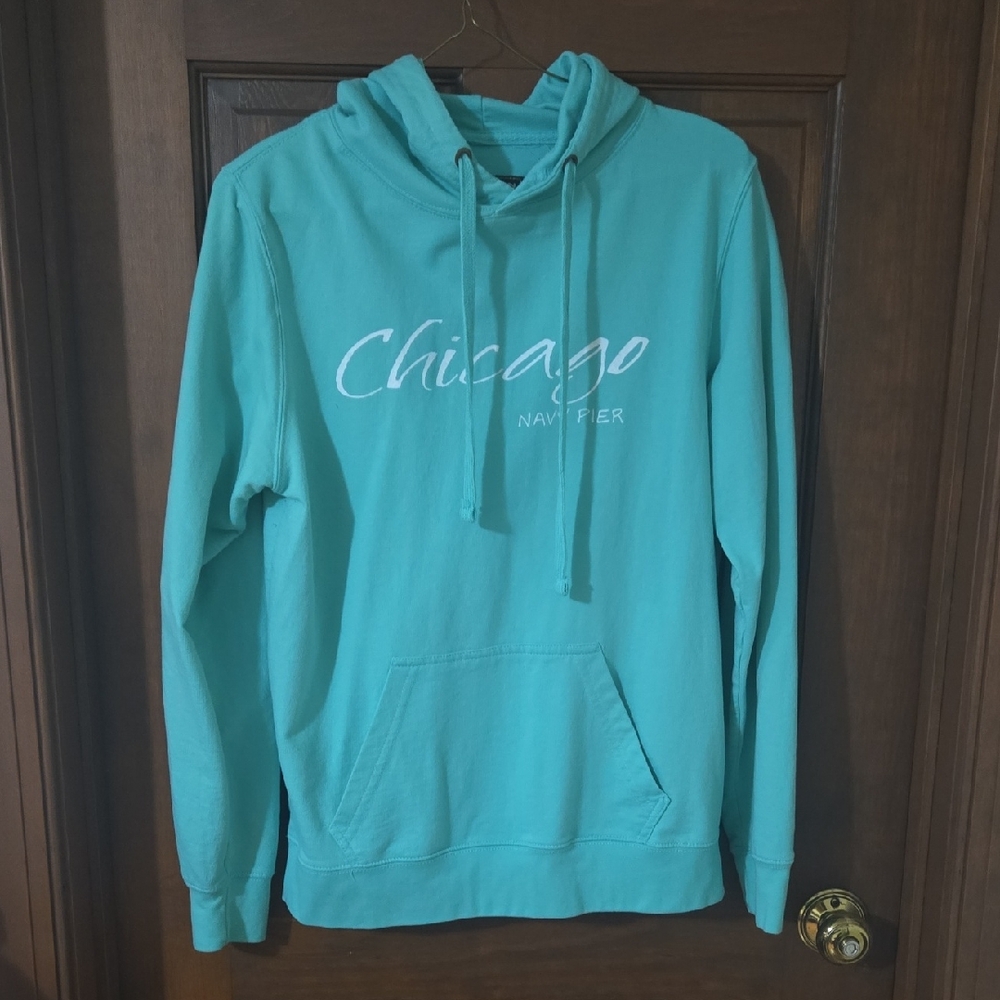 Teal Chicago Navy Pier Hoodie